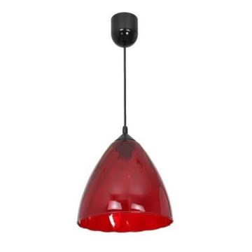 Люстра на мотузці FLASH 1xE27/60W/230V червона
