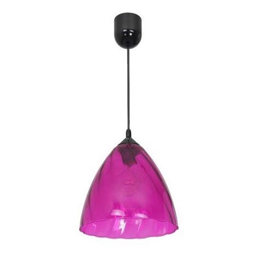 Люстра на мотузці FLASH 1xE27/60W/230V рожева