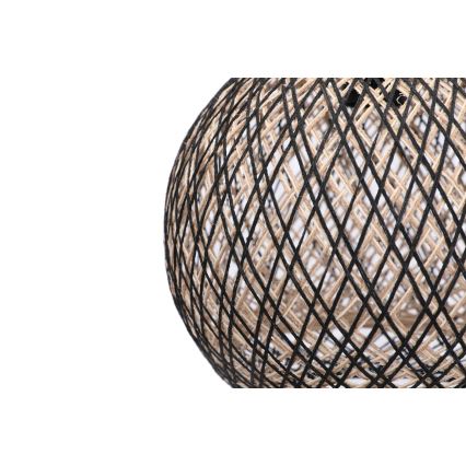 Люстра на мотузці JUTE 1xE27/60W/230V чорна