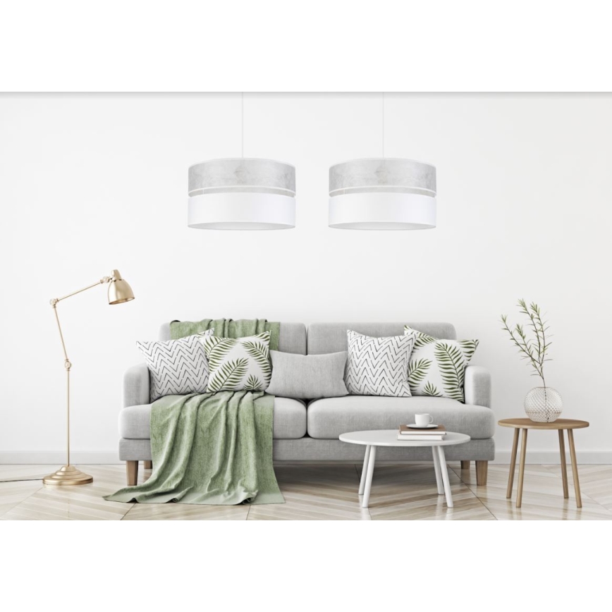 Люстра на мотузці LIMA 1xE27/60W/230V біла