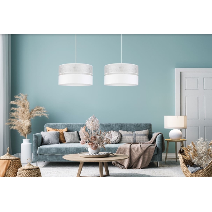 Люстра на мотузці LIMA 1xE27/60W/230V біла