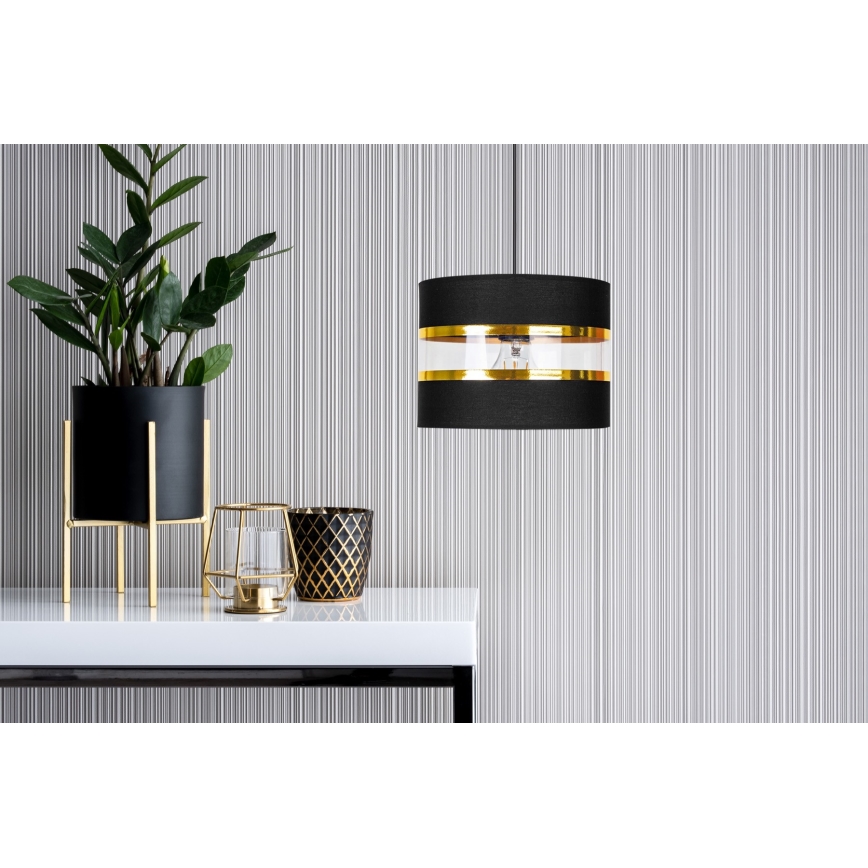 Люстра на мотузці LIND 1xE27/60W/230V чорна