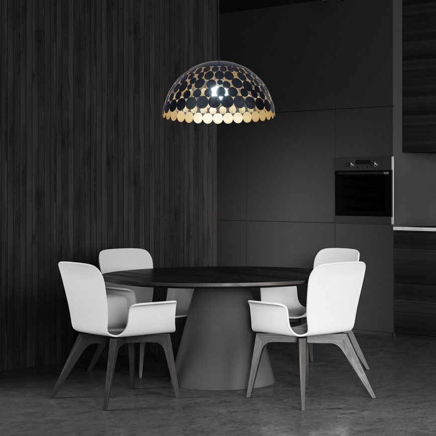 Люстра на мотузці LISA BLACK 1xE27/60W/230V