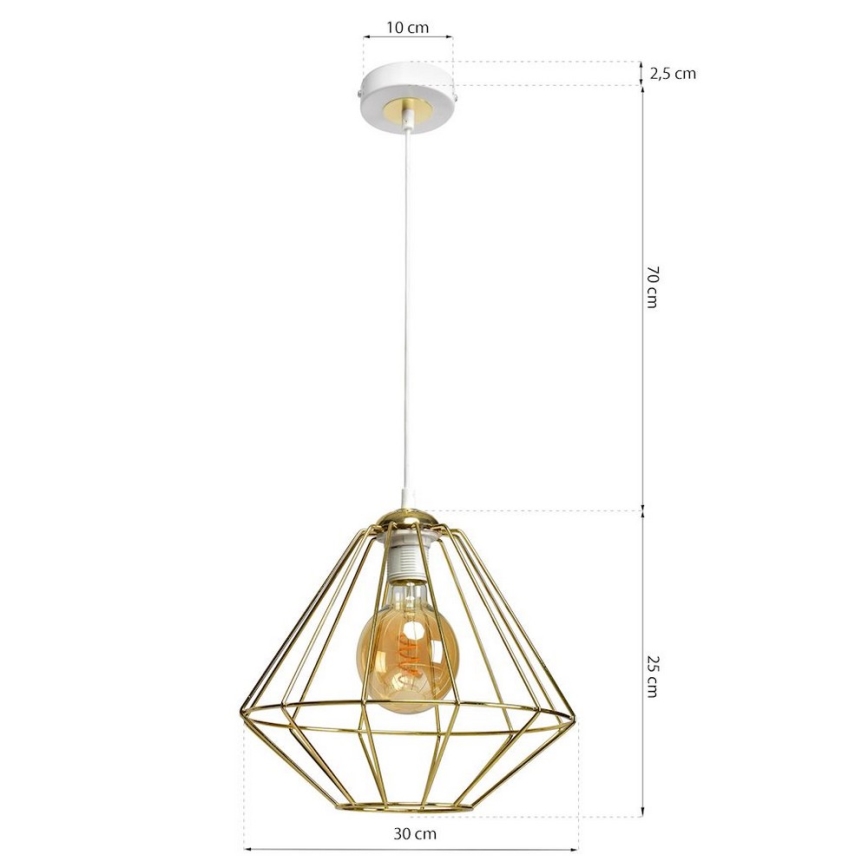 Люстра на мотузці LUPO 1xE27/60W/230V