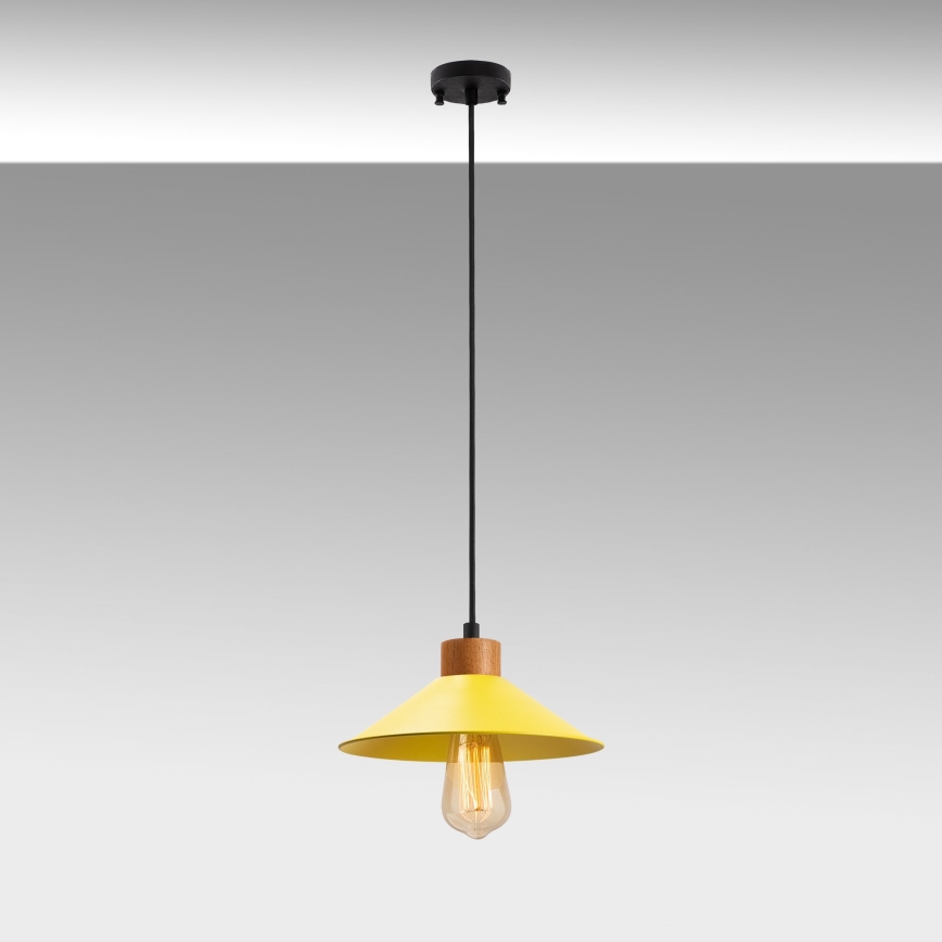 Люстра на мотузці MANAVGAT 1xE27/40W/230V жовта/коричнева