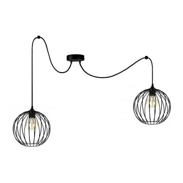 Люстра на мотузці MATT 2xE27/60W/230V