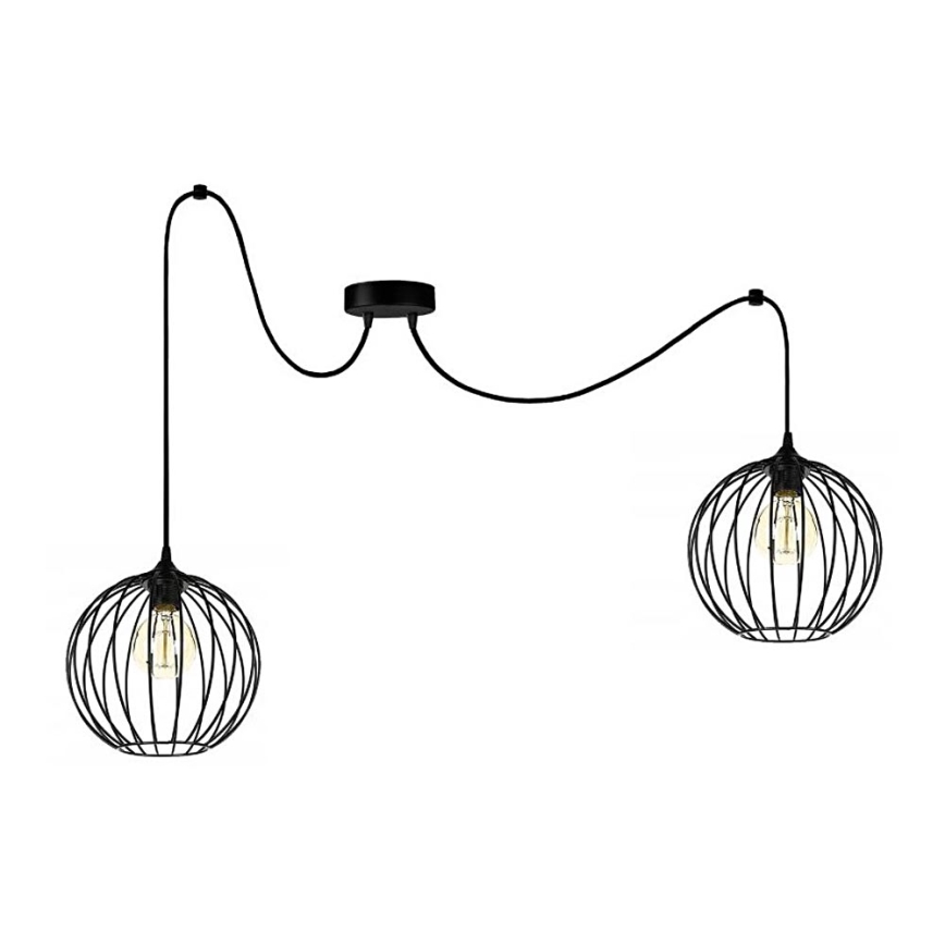 Люстра на мотузці MATT 2xE27/60W/230V