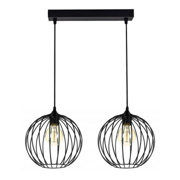 Люстра на мотузці MATT 2xE27/60W/230V
