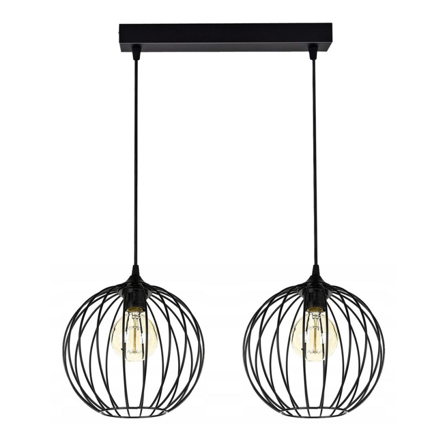 Люстра на мотузці MATT 2xE27/60W/230V