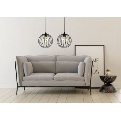 Люстра на мотузці MATT 2xE27/60W/230V
