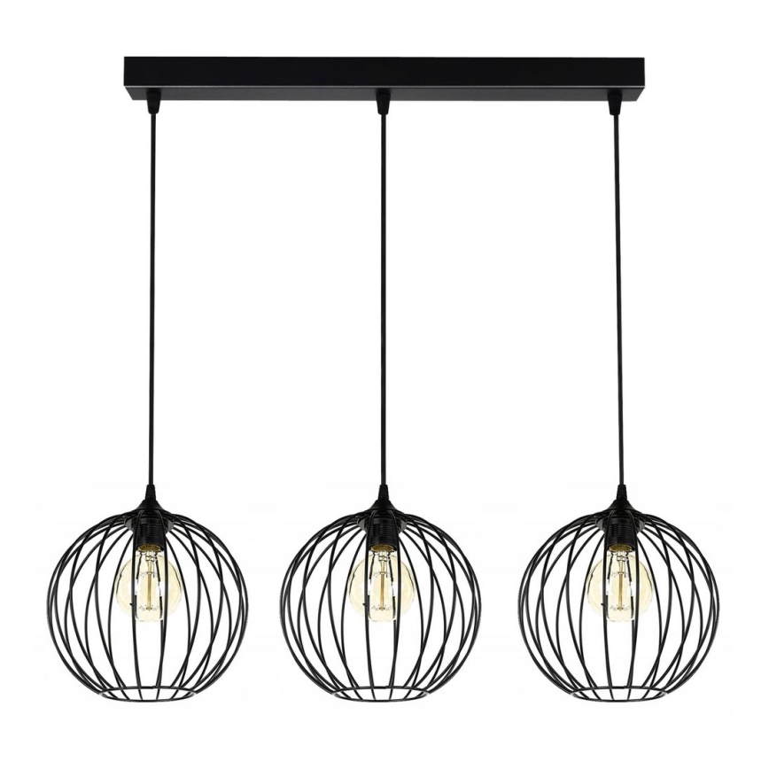Люстра на мотузці MATT 3xE27/60W/230V
