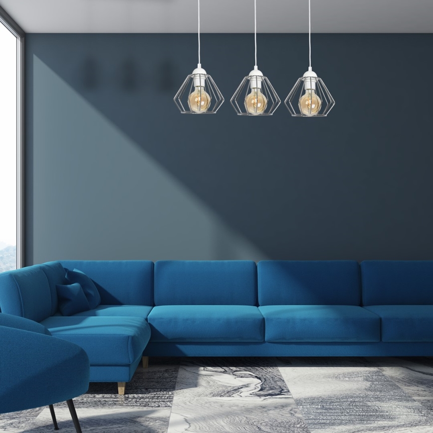 Люстра на мотузці NORMAN 3xE27/60W/230V