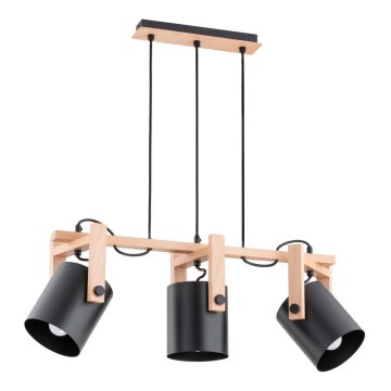 Люстра на мотузці TROIS 3xE27/60W/230V