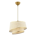 Люстра на шнуре BARETTE 1xE27/60W/230V кремовый/золотой