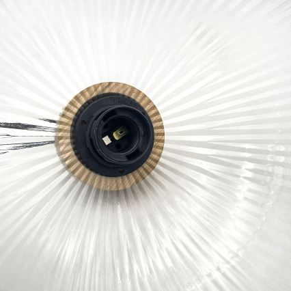 Люстра на шнуре PIA 1xE27/60W/230V Ø 30 см дуб