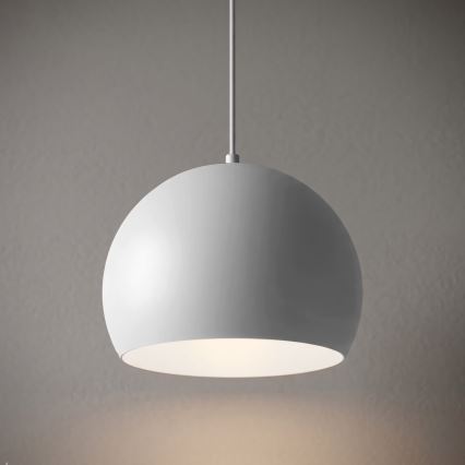 Люстра на шнуре SOOL 1xE27/15W/230V, Ø 27 см, белая