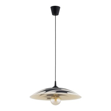 Люстра на шнурі ARMI 1xE27/15W/230V чорна/бежева