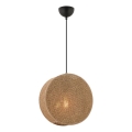 Люстра на шнурі BIG DRUM 1xE27/60W/230V коричнева