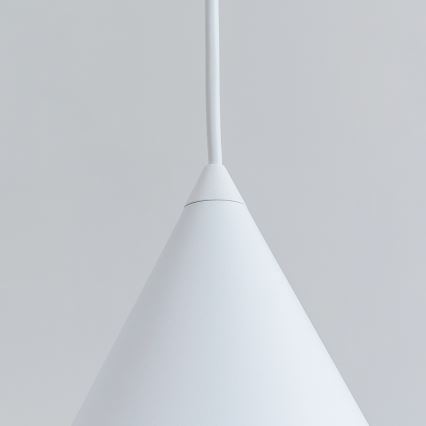 Люстра на шнурі ETNA II 1xE27/15W/230V, діаметр 18,5 см, біла