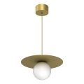 Люстра на шнурі FLAT 1xE27/15W/230V золота