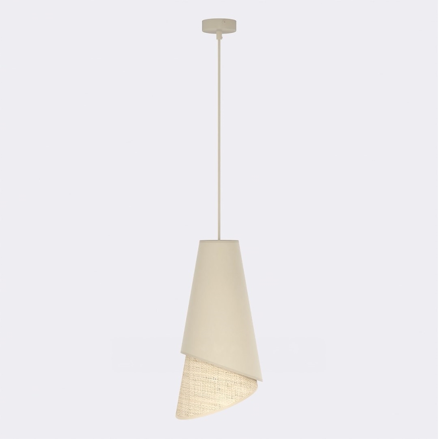 Люстра на шнурі MODA 1xE27/15W/230V бежева/ротанг