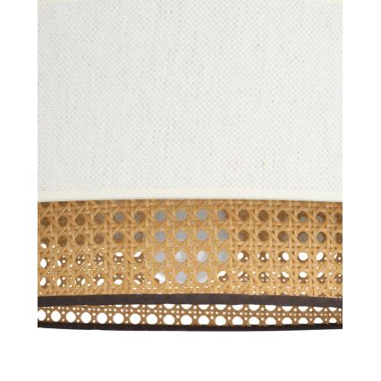 Люстра на шнурі NATIA 1xE27/60W/230V діаметр 45 см біла/коричнева