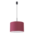 Люстра на шнурі NEVIA 1xE27/15W/230V діаметр 40 см червона