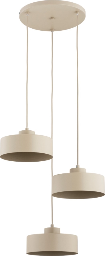 Люстра на шнурі SELIA 3xE27/15W/230V бежева