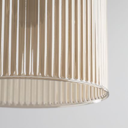 Люстра на шнурі SOPHIA 1xE14/10W/230V чорна/димчасто-бежева