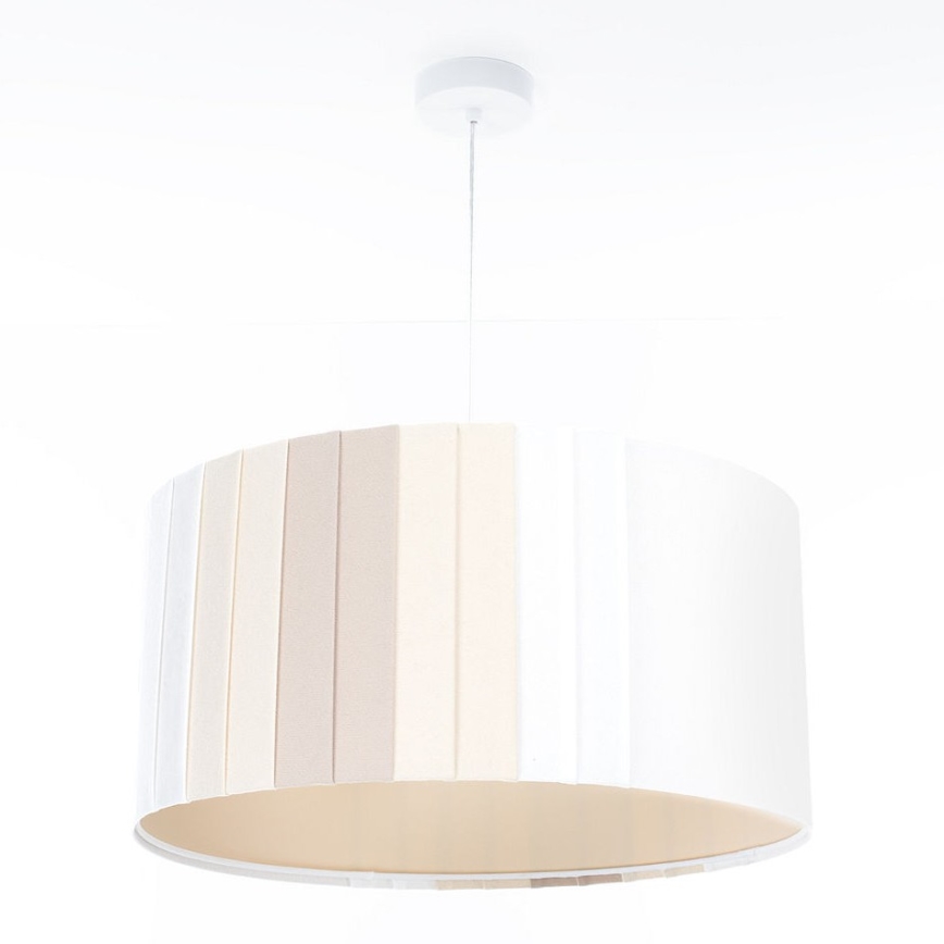 Люстра на шнурі STRIPES 1xE27/60W/230V діаметр 60 см кремова
