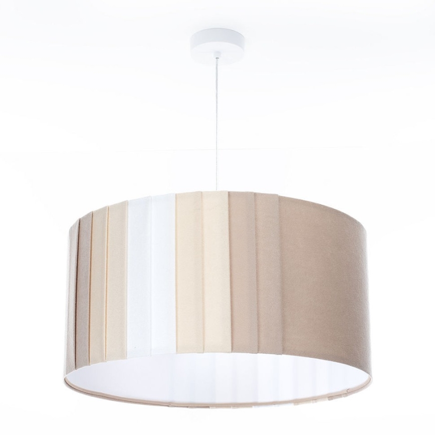 Люстра на шнурі STRIPES 1xE27/60W/230V Ø 60 см, бежева