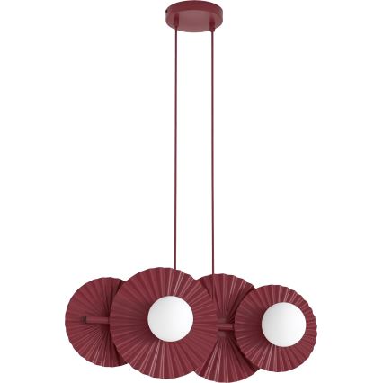 Люстра на шнурі UMBRA 4xG9/8W/230V червона