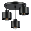 Люстра на штанге 3xE27/35W/230V диаметр 30 см черный