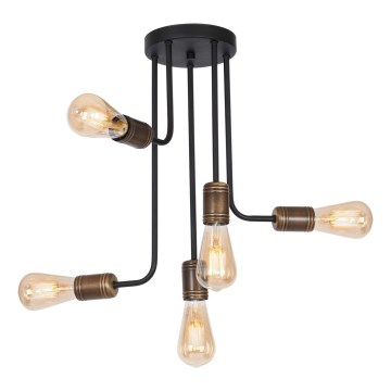 Люстра на штанге 5xE27/15W/230V
