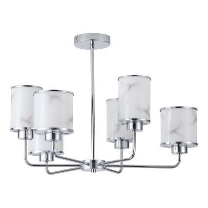 Люстра на штанге 6xE27/60W/230V