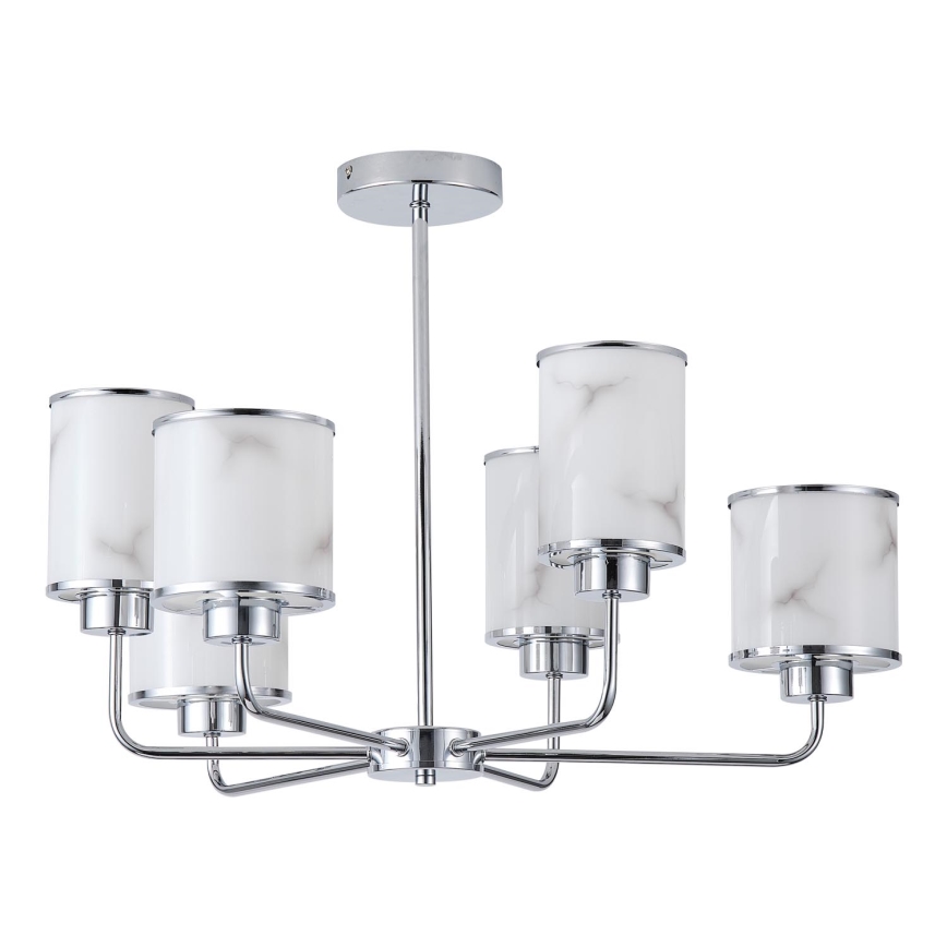 Люстра на штанге 6xE27/60W/230V
