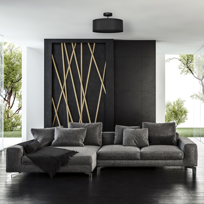 Люстра на штанге ALBA 3xE27/15W/230V черный