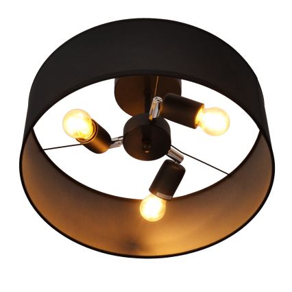 Люстра на штанге ALBA 3xE27/15W/230V черный