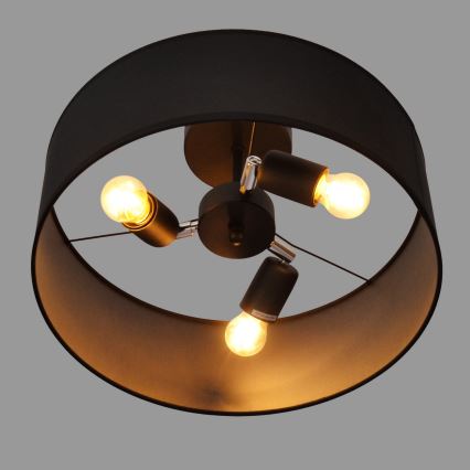 Люстра на штанге ALBA 3xE27/15W/230V черный