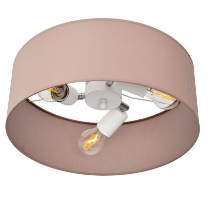 Люстра на штанге ALBA 3xE27/15W/230V розовый