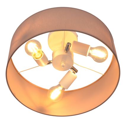 Люстра на штанге ALBA 3xE27/15W/230V розовый
