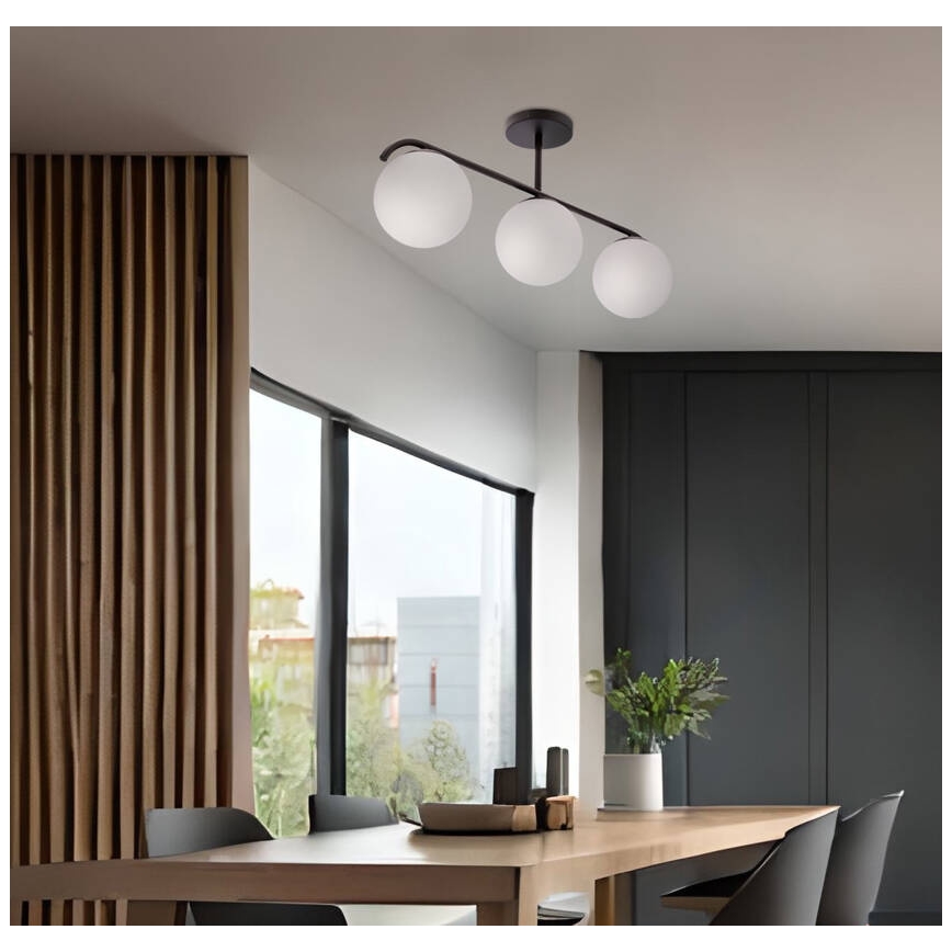 Люстра на штанге AMADEO 3xE14/40W/230V черный