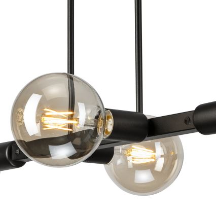 Люстра на штанге ASTRID 4xE27/60W/230V черный