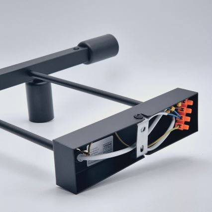 Люстра на штанге ASTRID 4xE27/60W/230V черный