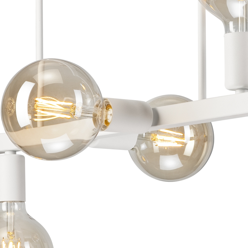 Люстра на штанге ASTRID 6xE27/60W/230V белый