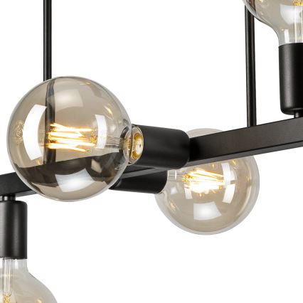 Люстра на штанге ASTRID 6xE27/60W/230V черный