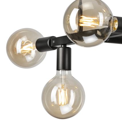 Люстра на штанге ASTRID 6xE27/60W/230V черный