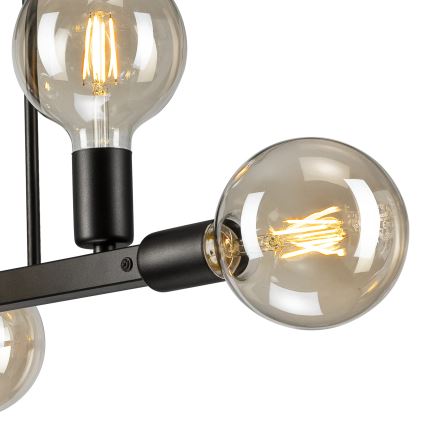 Люстра на штанге ASTRID 6xE27/60W/230V черный