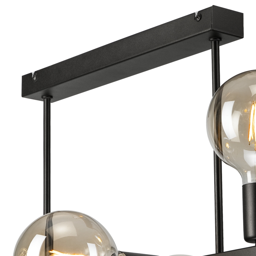 Люстра на штанге ASTRID 6xE27/60W/230V черный