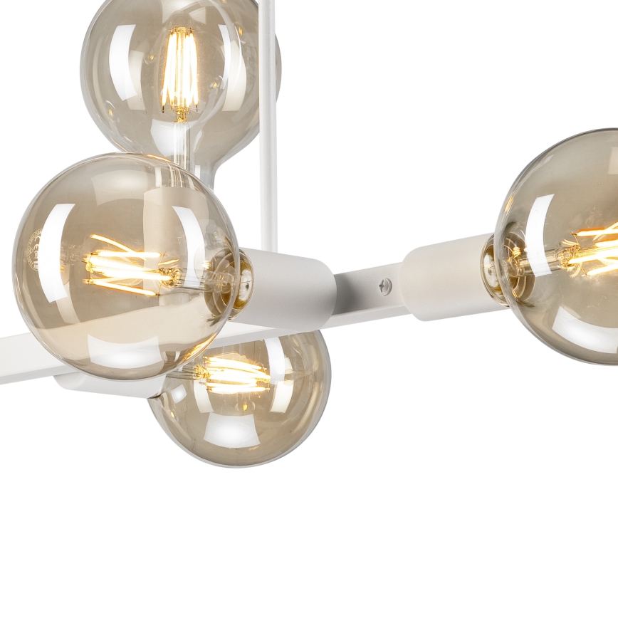 Люстра на штанге ASTRID 8xE27/60W/230V белый